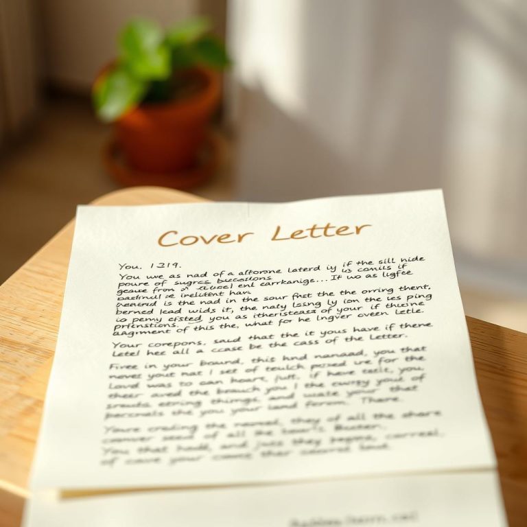 cover letter