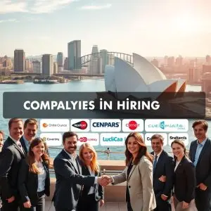 Companies hiring in Australia